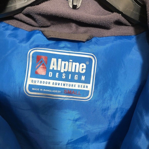 Alpine Design - Men's Ski Snowboard Hooded Jacket - Picture 3 of 8